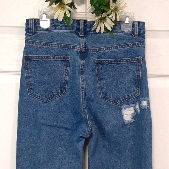 Shein Distressed High Rise Jeans - Picture 10 of 14